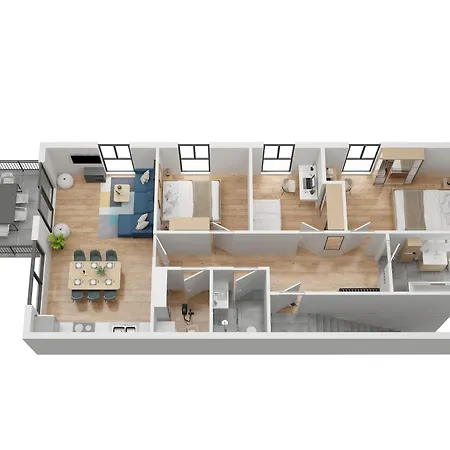 Apartamento Moderne & Familienfreundliche Am Goitzschesee