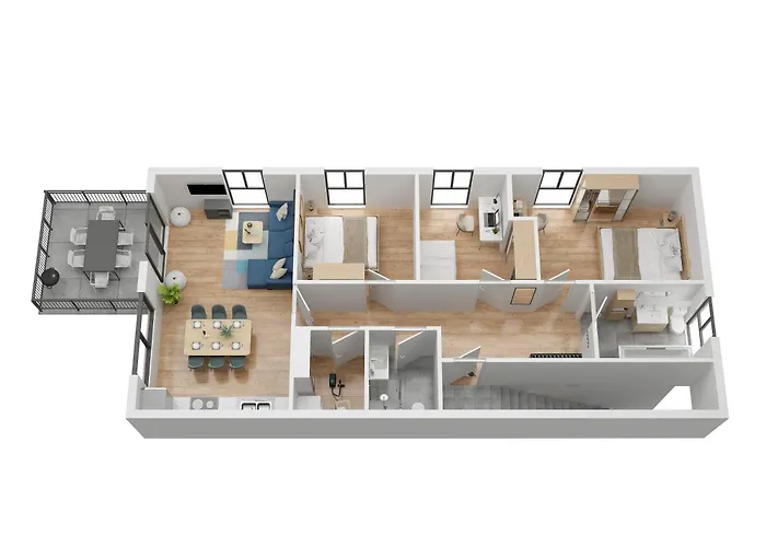 Appartement Moderne & Familienfreundliche Am Goitzschesee